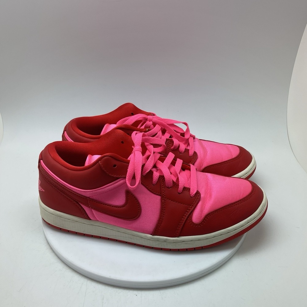 Nike Sneakers Womens 12 Air Jordan 1 Low SE Pink Blast Chile Red FB9893-600
